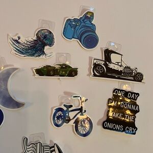 Set of 10 ten stickers